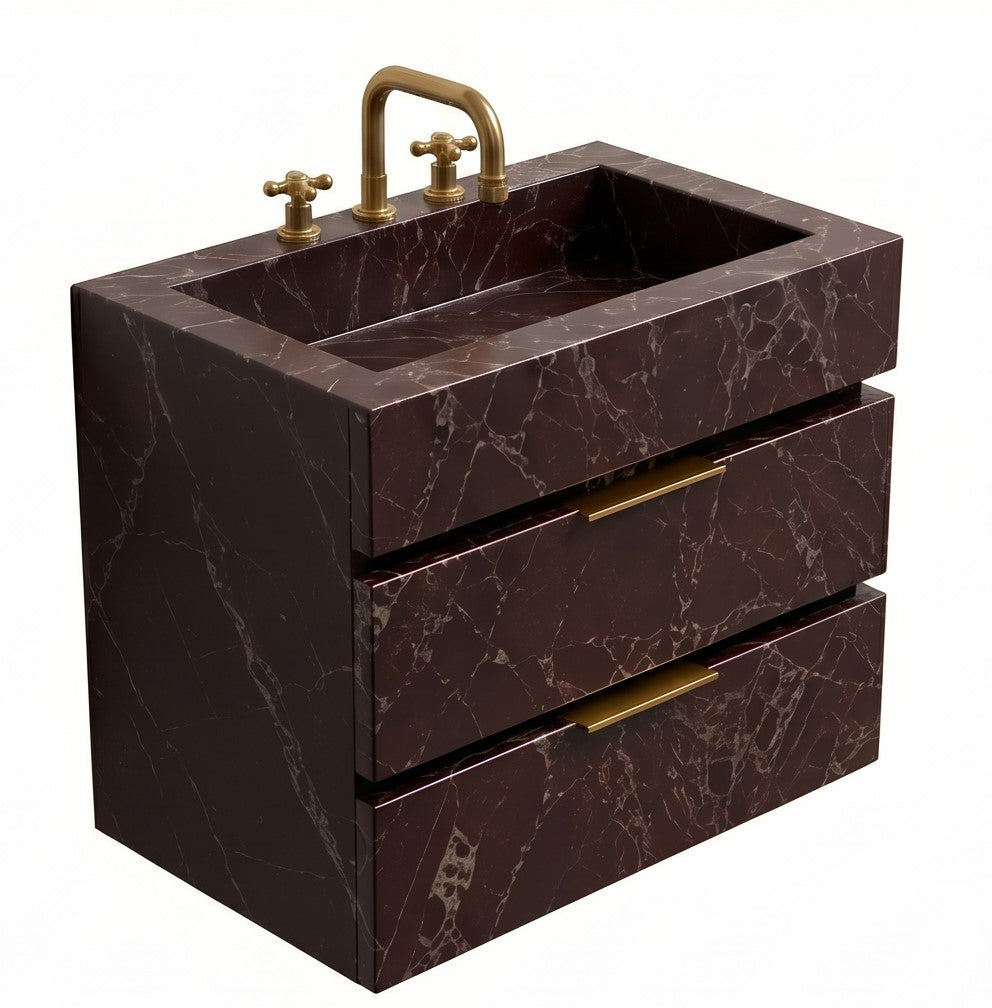 Rosso Velvet Vanity
