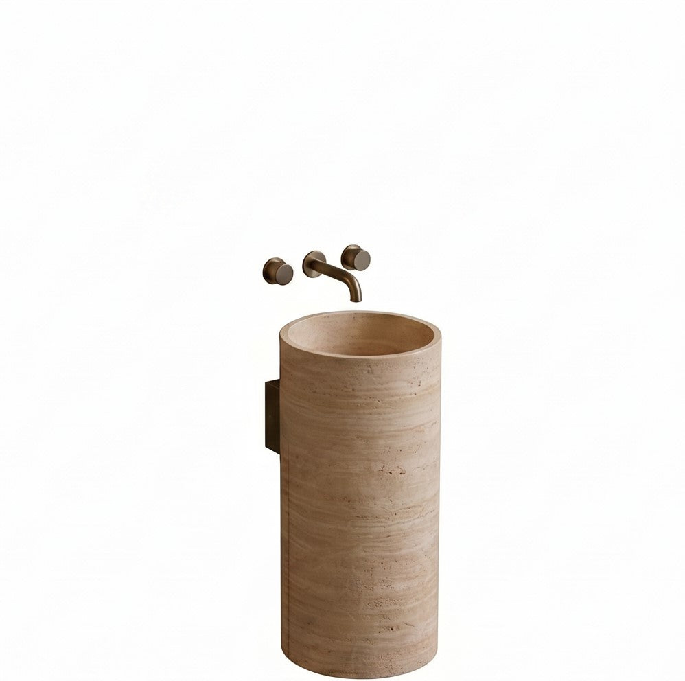 Travertine Atelier Tub