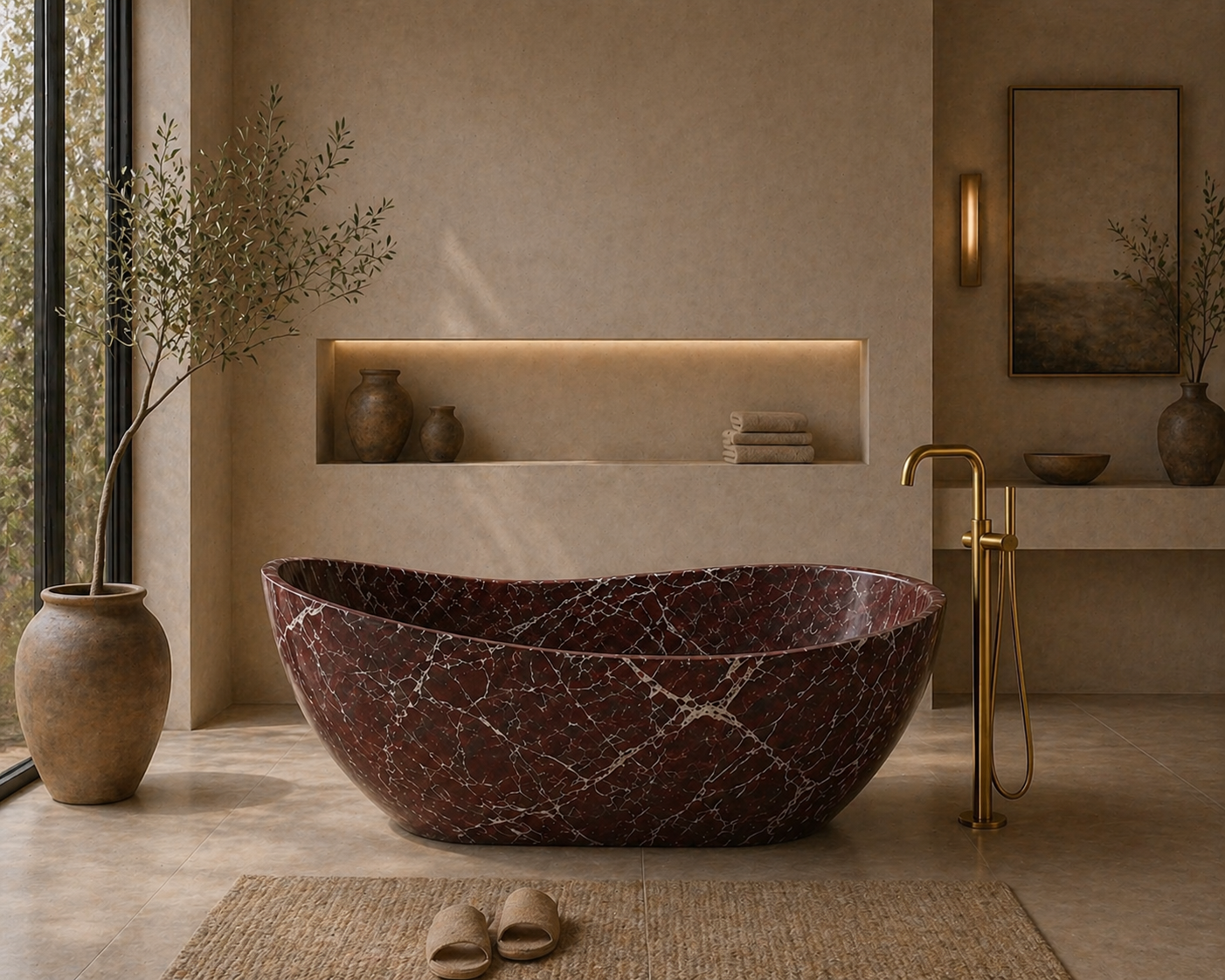 Rosso Velvet Tub