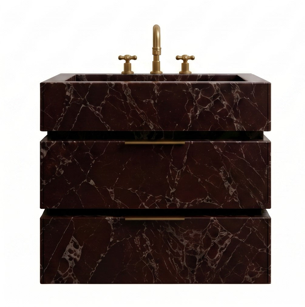 Rosso Velvet Vanity