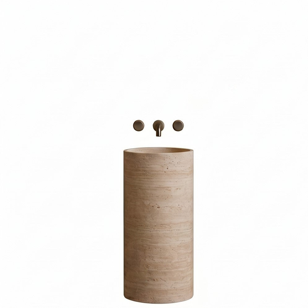Travertine Atelier Tub